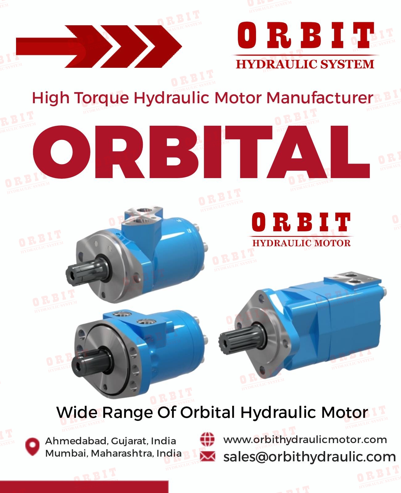 Danfoss OMM OMP OMR OMS Hydraulic Motor OMPX 80 11186085 White Hydraulic Motor In India